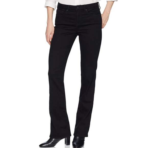NYDJ womens Barbara Boot-cut jeans, New Black - Picture 1 of 3